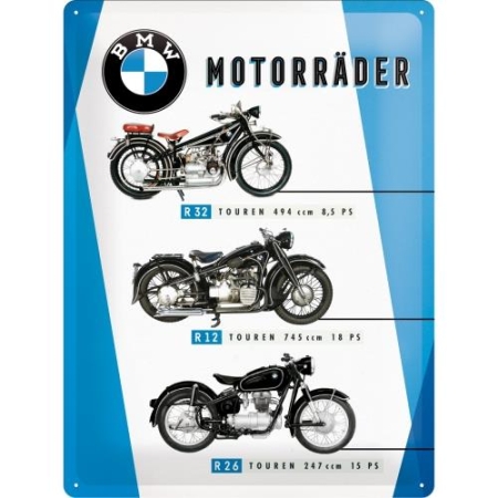 23248 Plakat 30 x 40cm BMW - Motorrader