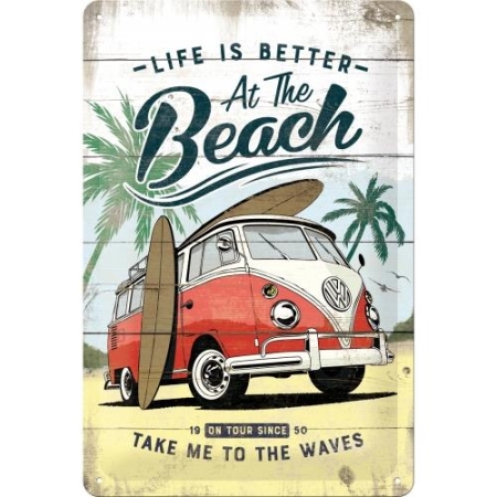 22277 Plakat 20x30 VW Bulli - Beach