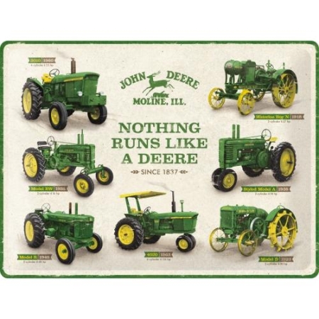 23263 Plakat 30x40 John Deere Model Char