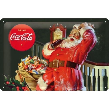 62755 Plakat 20x30 Coca-Cola Santa