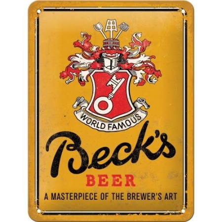 26244 Plakat 15 x 20cm Becks-World Fomou