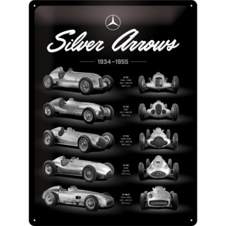 23268 Plakat 30x40cm Mercedes-Benz Silve