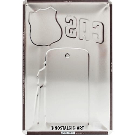 22215 Plakat 20 x 30cm Route 66 Gas Stat