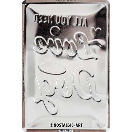 22273 Plakat 20x30 Pfoten Love Dog