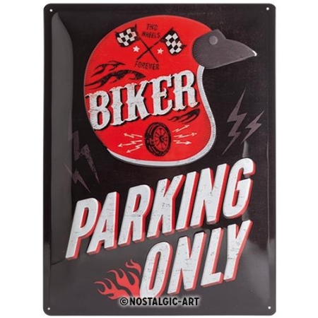 23230 Plakat 30 x 40cm Biker Parking Onl