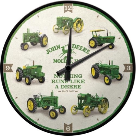 51094 Zegar ścienny John Deere-Model Cha