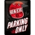 23230 Plakat 30 x 40cm Biker Parking Onl