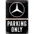 22276 Plakat 20x30 Mercedes-Benz Parking