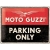 23261 Plakat 30x40 Moto Guzzi Parking On