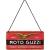 28029 Zawieszka Moto Guzzi Logo Wood