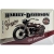 22137 Plakat 20x30 Harley-Davidson Flath