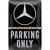 22276 Plakat 20x30 Mercedes-Benz Parking