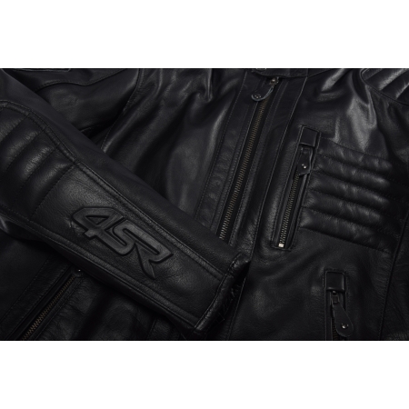 Kurtka skórzana firmy 4SR model COOL Black