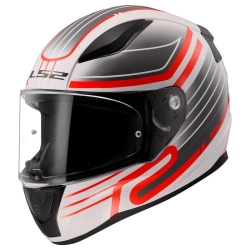 Kask Integralny LS2 Rapid II Circuit White Red