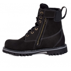 Retro buty motocyklowe Broger Alaska II Vintage Black