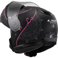 Kask szczękowy LS2 Strobe II Lux Black Pink