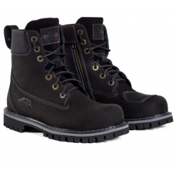 Retro buty motocyklowe Broger Alaska II Vintage Black