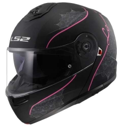 Kask szczękowy LS2 Strobe II Lux Black Pink