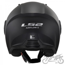 Kask otwarty Jet LS2 Airflow II Matt Black