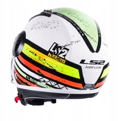 Kask firmy LS2 model Airflow Ronnie White Green