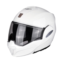 Kask motocyklowy Flip-Up Scorpion EXo-Tech Biały połysk