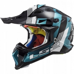 Kask firmy LS2 model Subverter Black Torqoise