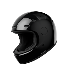 Kask intergalny retro John Doe JD/One Glossy Black