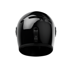 Kask intergalny retro John Doe JD/One Glossy Black