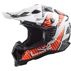 Kask firmy LS2 model Subverter Astro White Orange