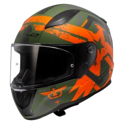 Kask Integralny LS2 Rapid II Thunder Birds Orange