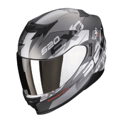 Kask integralny Scorpion EXO-520 Air Cover Matt Silver Red