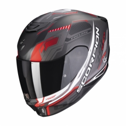 Kask integralny Scorpion EXO-391 Haut Matt Black Silver Red