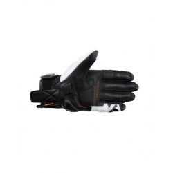 Rękawice motocyklowe SECA TRACKDAY SHORT BLACK/WHITE