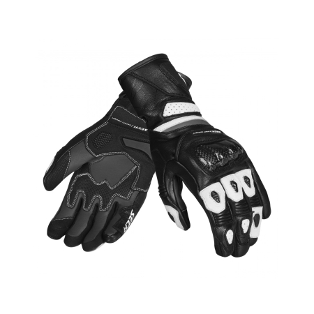 Rękawice motocyklowe Seca Atom Lady Black White