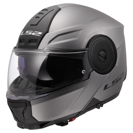 Kask motocyklowy szczękowy LS2 Scope II Matt Titan + Pinlock