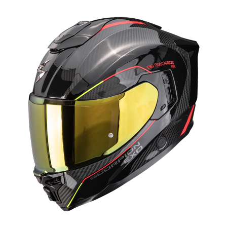 Kask integralny Scorpion EXO-1500 Air Carbon Mundi Black Yellow