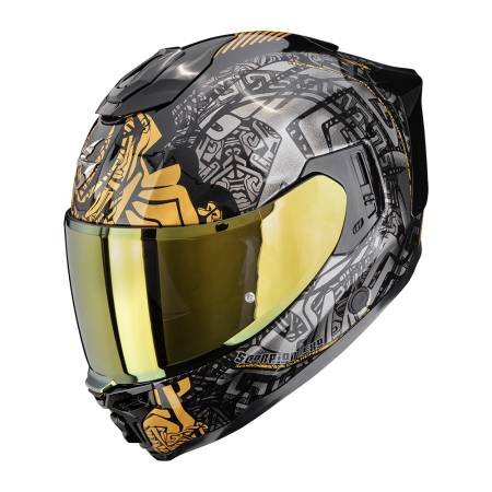 Kask integralny Scorpion EXO-1500 Air Apus Black Gold