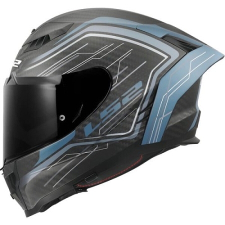 Kask motocyklowy intergalny LS2 FF807 Dragon Subic Blue Petroleum