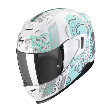 Kask integralny Scorpion EXO-520 Fasta White Light Blue