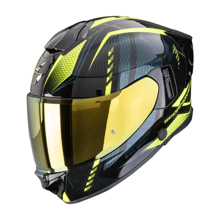 Kask integralny Scorpion EXO-530 Air Theras Black Neon Yellow