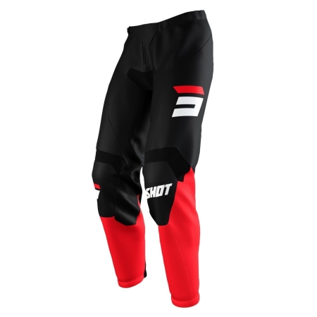 Spodnie Cross Enduro Shot Devo Raw Burst Black/Red