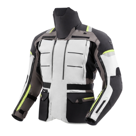 Kurtka motocyklowa Rebelhorn Cubby 5 Men Grey Fluo Yellow