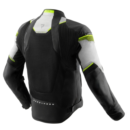 Kurtka motocyklowa Rebelhorn Hiflow 5 Grey Fluo Yellow