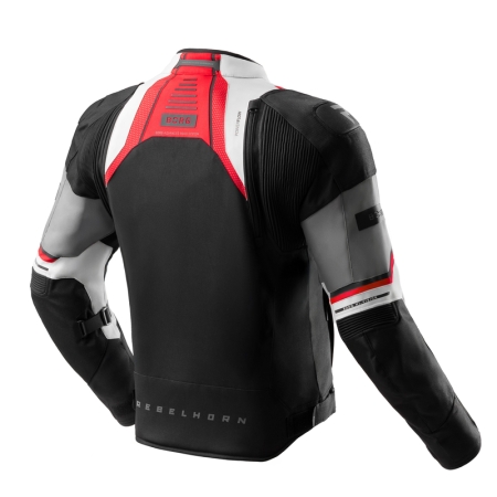 Kurtka motocyklowa Rebelhorn Borg 2 Grey Red