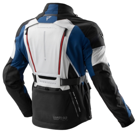 Kurtka motocyklowa Rebelhorn Hardy 3.0 Men BlGrey Blue Red