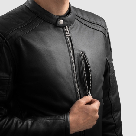 Kurtka Skórzana Ozone Colt Men Black