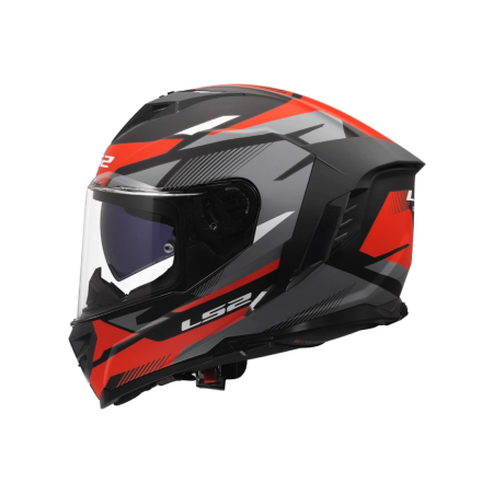 Kask motocyklowy integralny LS2 FF818 Storm III Komai Black Red
