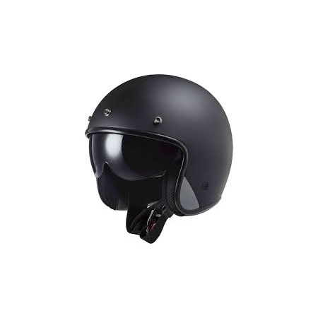 Kask otwarty retro LS2 BOB II Matt Black