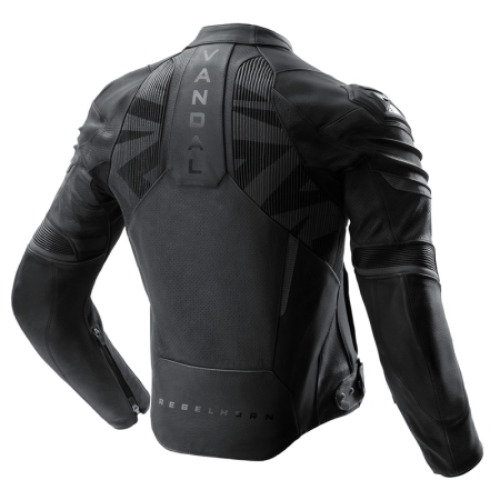 Kurtka motocyklow skórzana Rebelhorn Vandal 2 Men Black