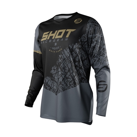 Bluza Cross Enduro Shot Devo Storm Kid Gold